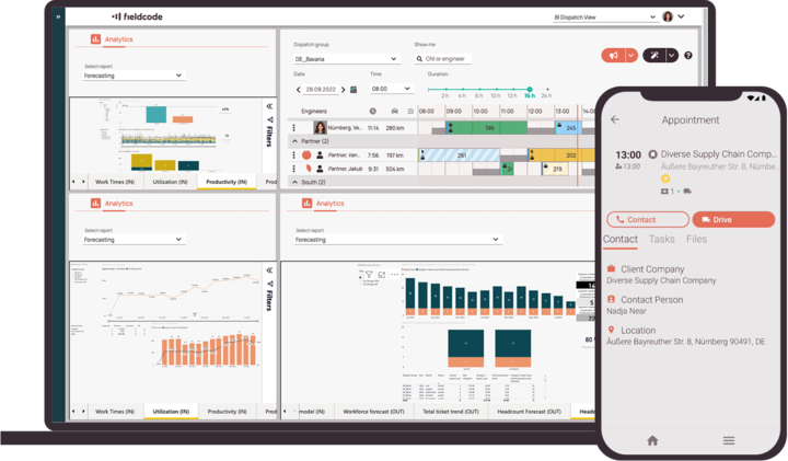 Service workflow with proactive user guidance and automated instructions for Field Service management Service workflow with proactive user guidance and automated instructions for Field Service management