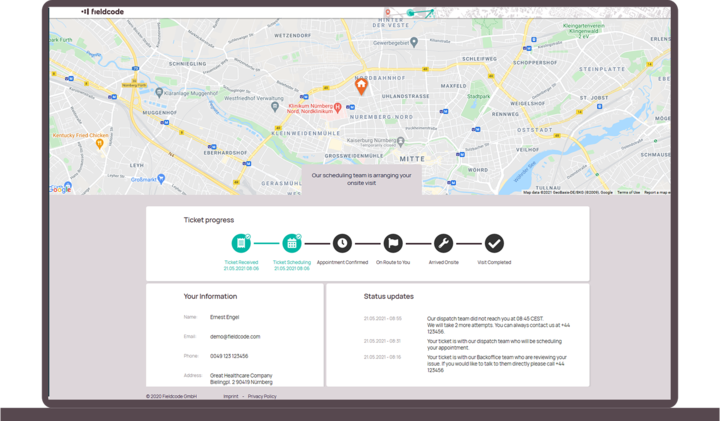 See the customer portal in action See the customer portal in action