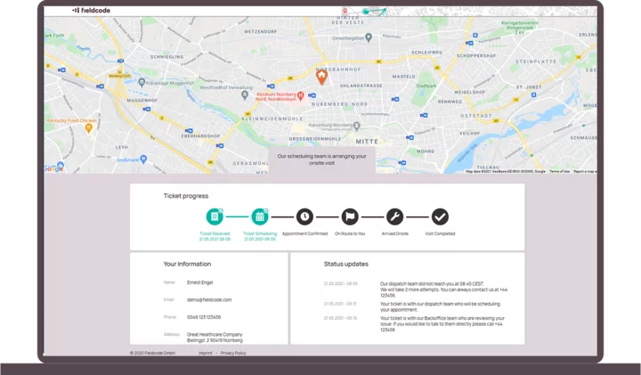 See the customer portal in action See the customer portal in action