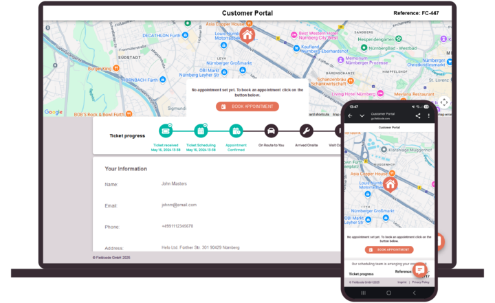 Real-time ticket status and notifications Real-time ticket status and notifications