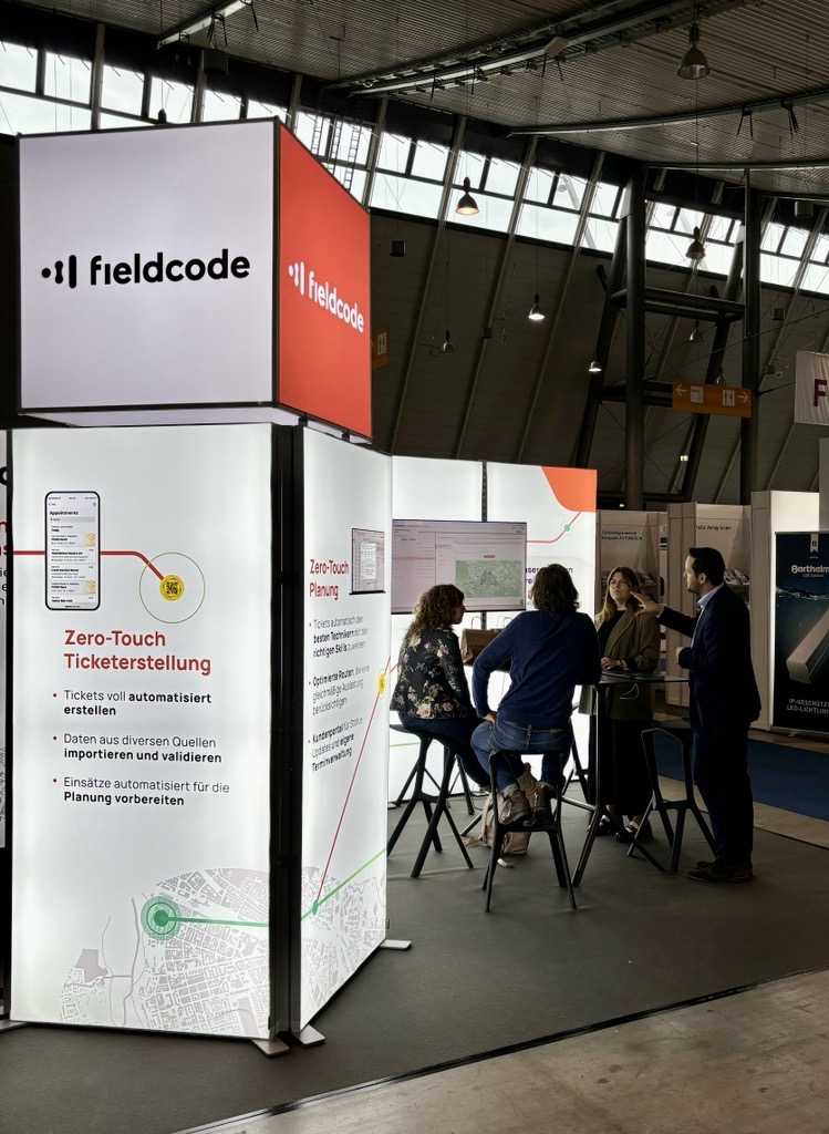 Fieldcode booth at IN.STAND 2024