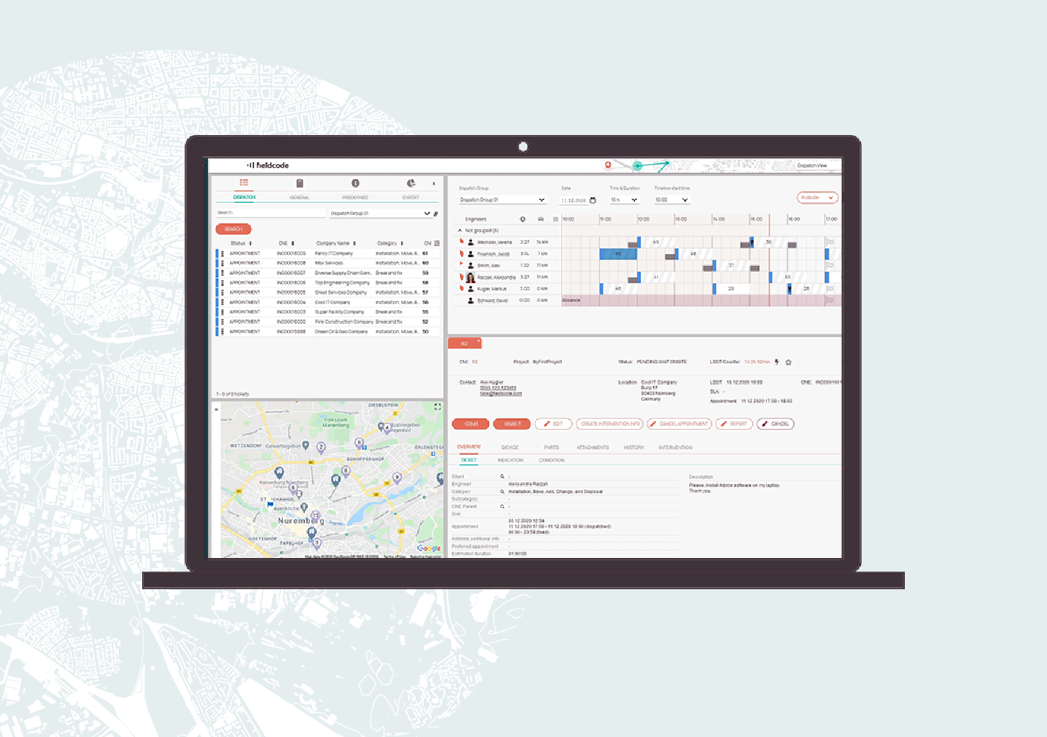Fieldcode - Video: Overview of Work place views