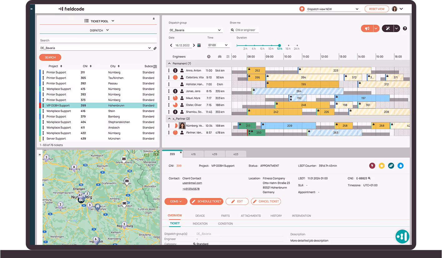 Fieldcode automates your entire service workflow